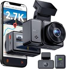 VANTRUE E2 Dubbel 2.7K Dashcam med GPS