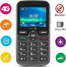 Doro 5860 4G - Talande Mobiltelefon för Seniorer