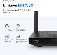 Linksys MR7350 Dual Band Mesh WiFi 6 Router (AX1800)