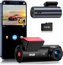 Lamto 4K WiFi Dashcam med Appkontroll