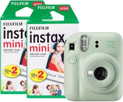 Fujifilm Instax Mini 12 Sofortkamera med 40 Bilder - Mintgrön