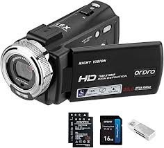 ORDRO Full HD 1080P Videokamera med Nattseende 30MP